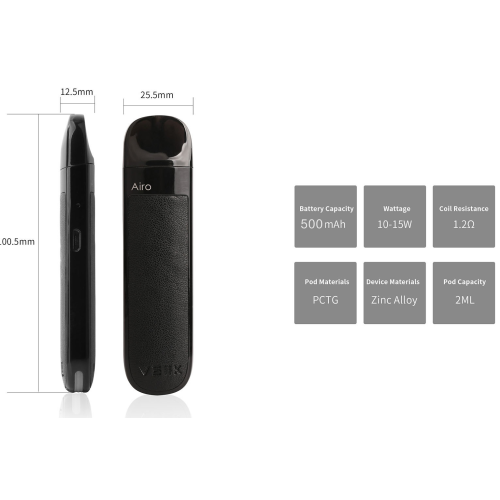 Electronic cigarette Veiik Airobattery vape kit Airo pod